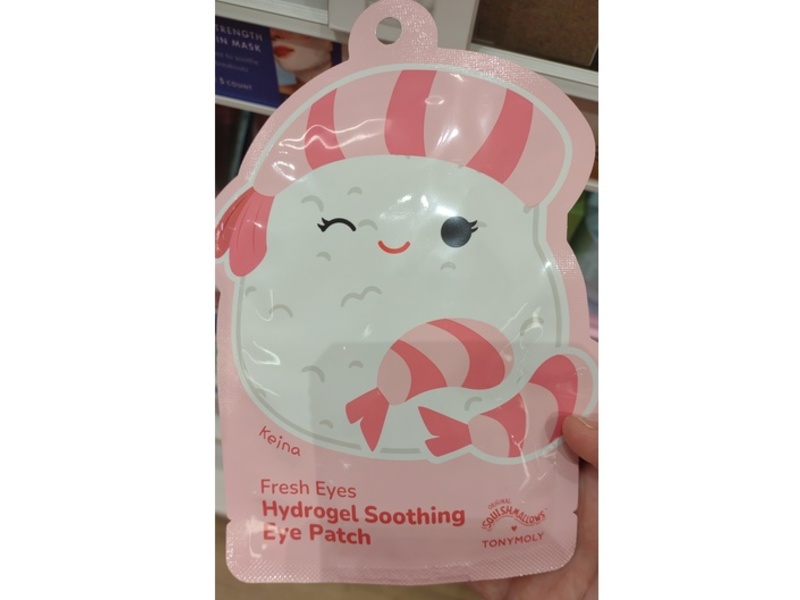 Tony Moly Fresh Eyes Hydrogel Soothing Eye Patch, Original Squishmallows, 4 g