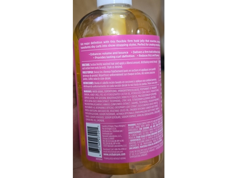 ORS Curlshow Curl Creator Defining Jelly, Honey, Avocado Oil, Ginger, 12 oz/340 g