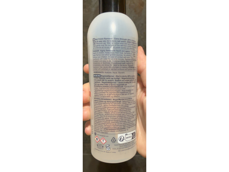 The Hand Brand Acetone Nail Polish Remover, 8.45 fl oz/250 mL