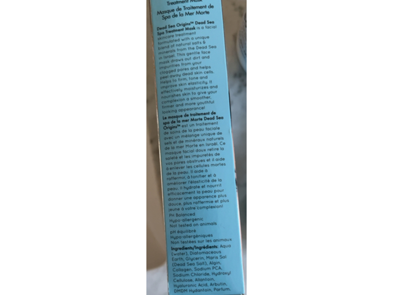 Dead Sea Spa Treatment Mask, 5 Count