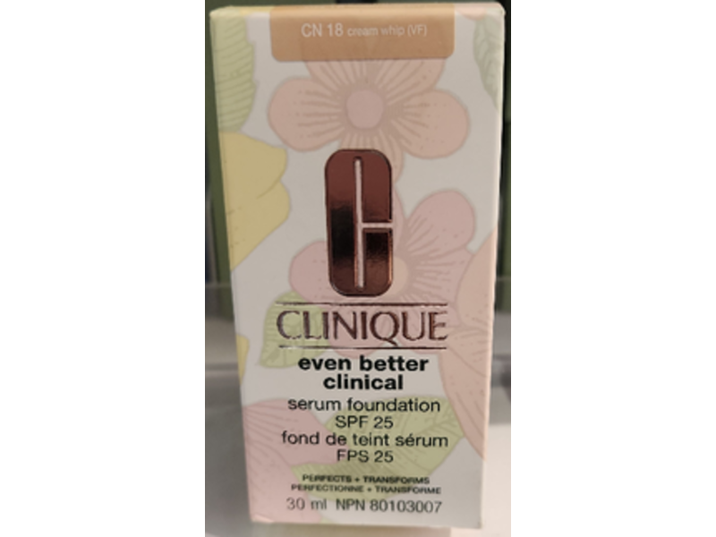 Clinique Even Better Clinical Serum Foundation, CN 18 Cream Whip, SPF 25, 1 oz/30 mL