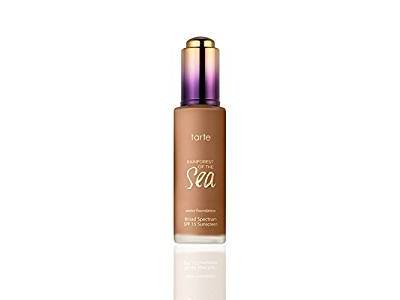 Tarte Rainforest of the Sea Water Foundation Broad Spectrum SPF 15, Deep Sand, 1 fl oz/30 mL