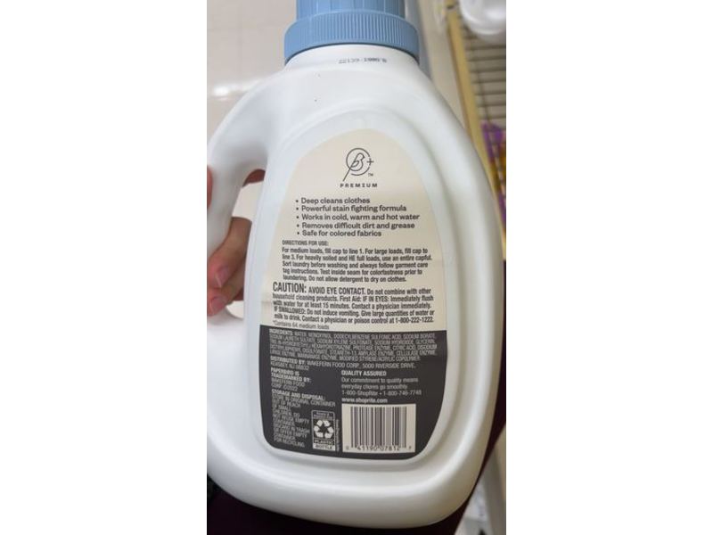 Paperbird Laundry Detergent, Free & Clear, 64 Loads,92 fl oz/2.27 L