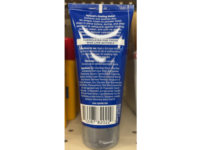 Hyland's Naturals Chafing Relief Cream to Powder Formula, 3 oz/85 g