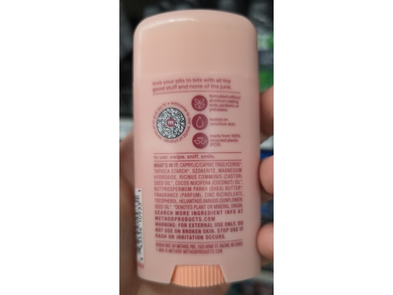Method Deodorant, Pure Peace, 2.65 oz/75 g