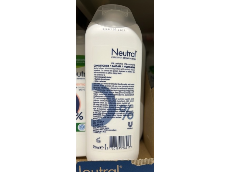 Neutral Senstive Skin Conditioner, 250 mL