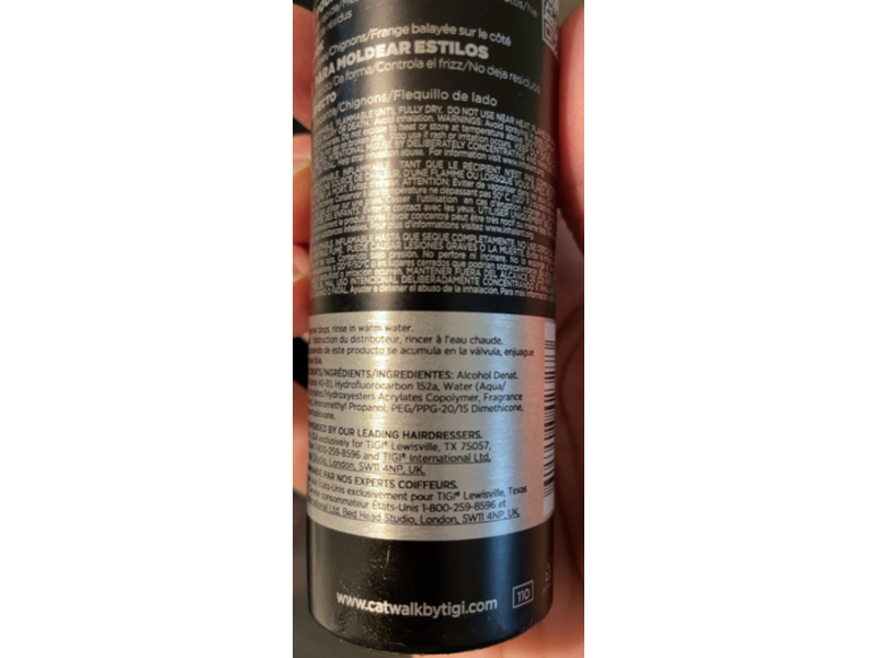 Tigi Catwalk Session Series Work It Hair Spray, 2.5 oz/71 mL