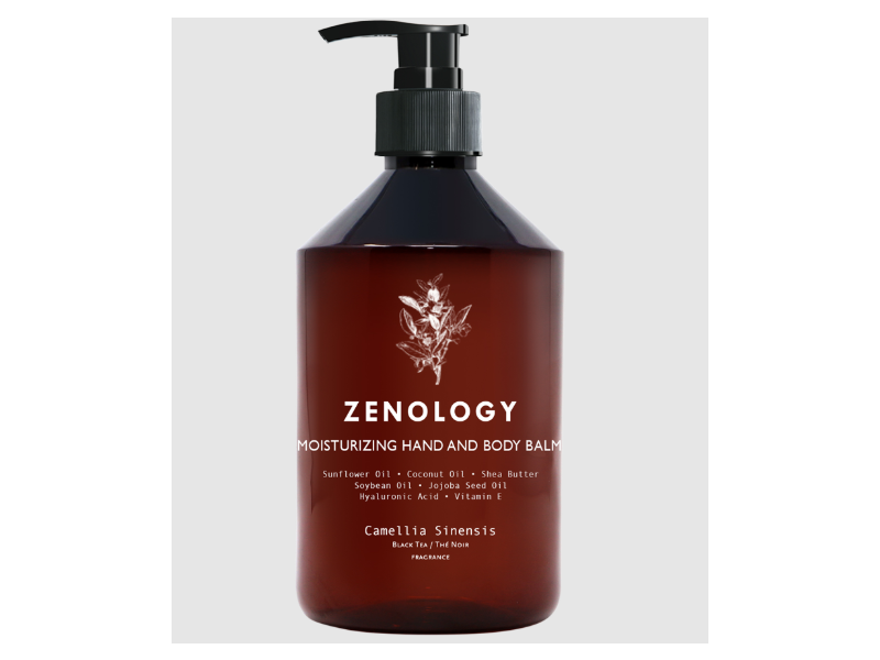 Zenology Moisturizing Hand & Body Balm, Camellia Sinensis, 500 mL