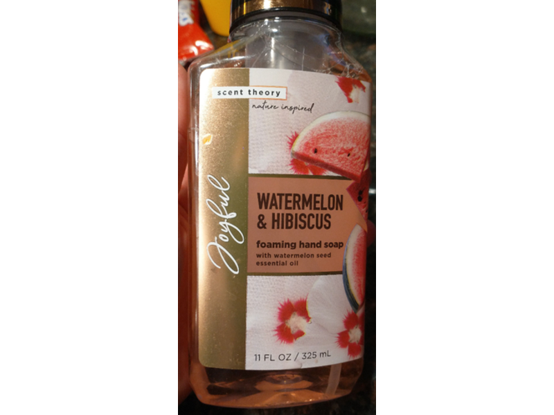 Scent Theory Foaming Hand Soap, Watermelon & Hibiscus, 11 fl oz/325 mL