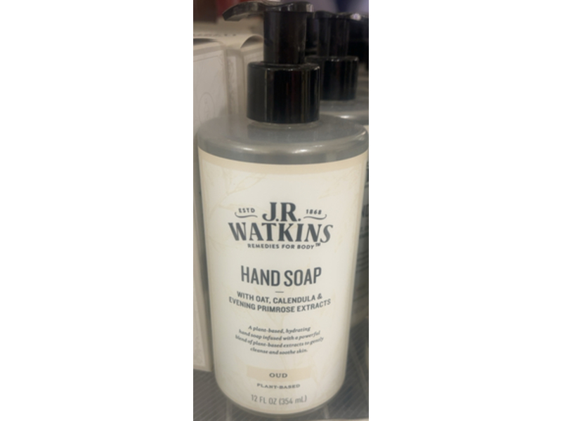 J.R. Watkins Hand Soap, Oud, 12 fl oz/354 mL