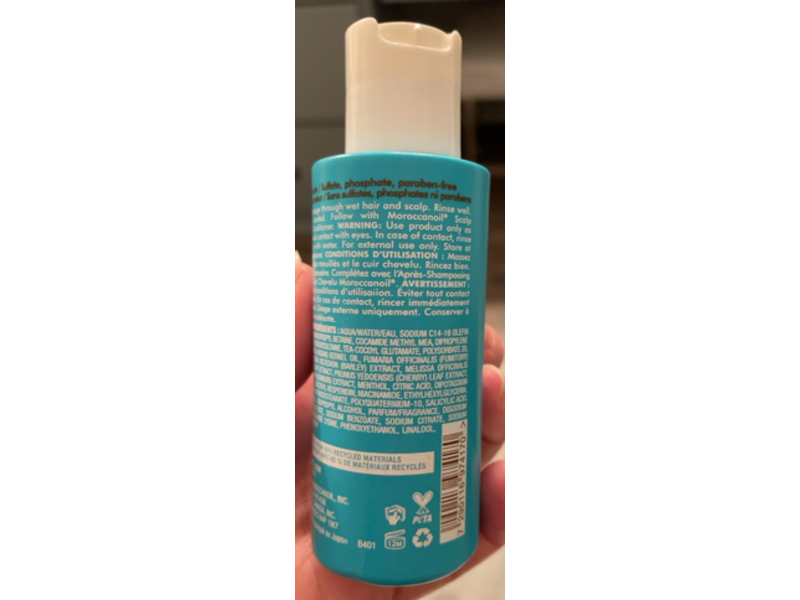 Moroccanoil Scalp Balancing Shampoo, 2.4 fl oz/70 mL