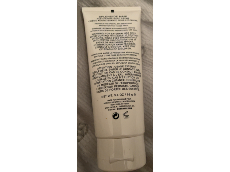 Borghese Splendide Mani Restorative Hand Creme, 3.4 oz/96 g