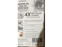 Luxe Dual Tip Eyelash & Brow Growth Serum, Castor Oil, 12 mL - Image 4