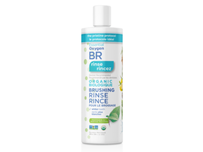 Essential Oxygen BR Organic Brushing Rinse, Peppermint, 3 fl oz/88 mL