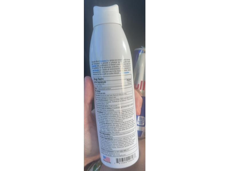 Hawaiian Blend Extreme Zinc Sunscreen Spray, SPF 30, 5 oz/142 g