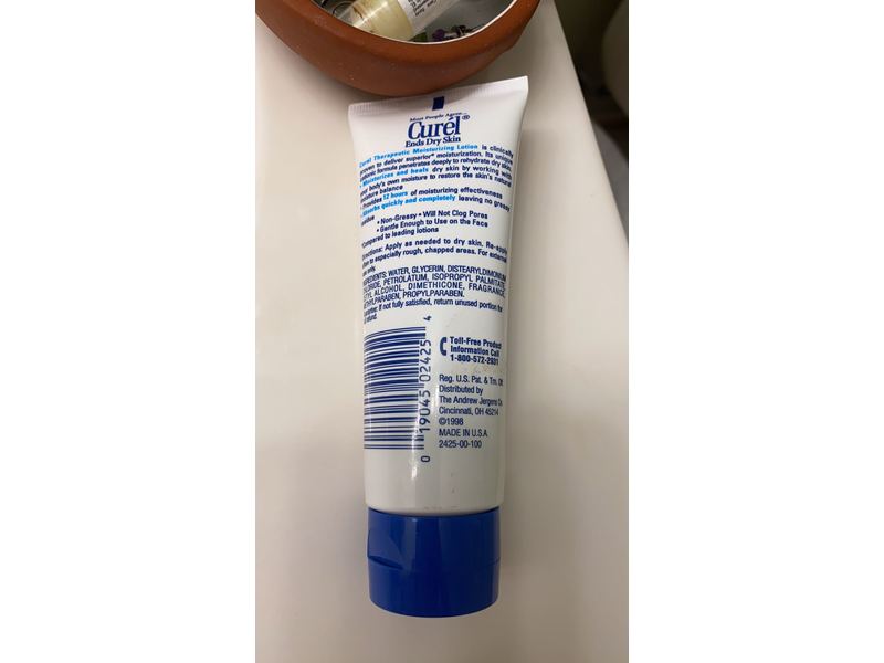 Curel Daily Therapeutic Moisturizing Lotion, 2.5 fl oz (74 mL)