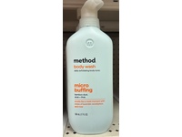 Method Micro Buffing Body Wash, Lavender, Eucalyptus & Rose, 17 fl oz/506 mL - thumbnail 2