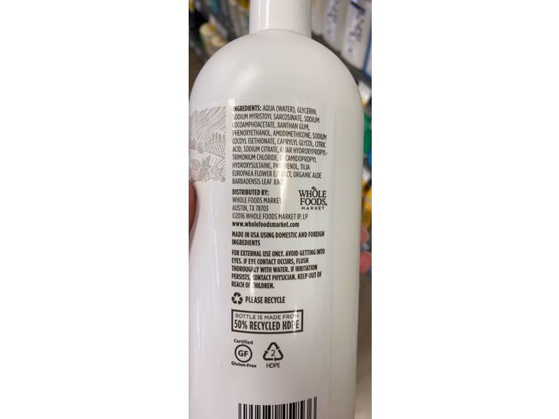 365 Everyday Value Fragrance Free Shampoo, 32 fl oz/946 mL