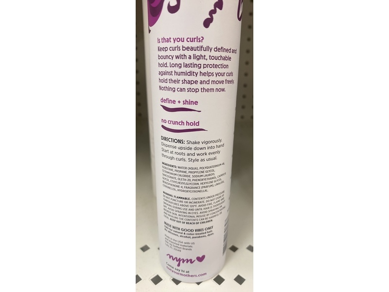 Not Your Mother's Activating Curl Talk Mousse, 7 oz (198 g)