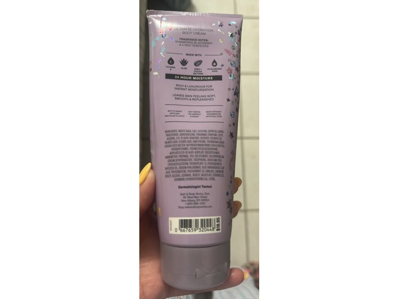 Bath & Body Works Body Cream, Cue The Confetti, 8 oz/226 g