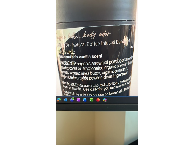 KAFX Deodorant, Vanilla Bean, 2.65 oz/75 g