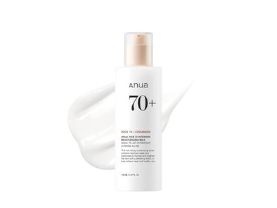 Anua Rice 70+ Intensive Moisturizing Milk, 5.07 fl oz/150 mL