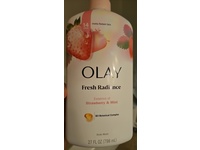 Olay Fresh Radiance Body Wash, Strawberry & Mint, 27 fl oz/798 mL - Image 3