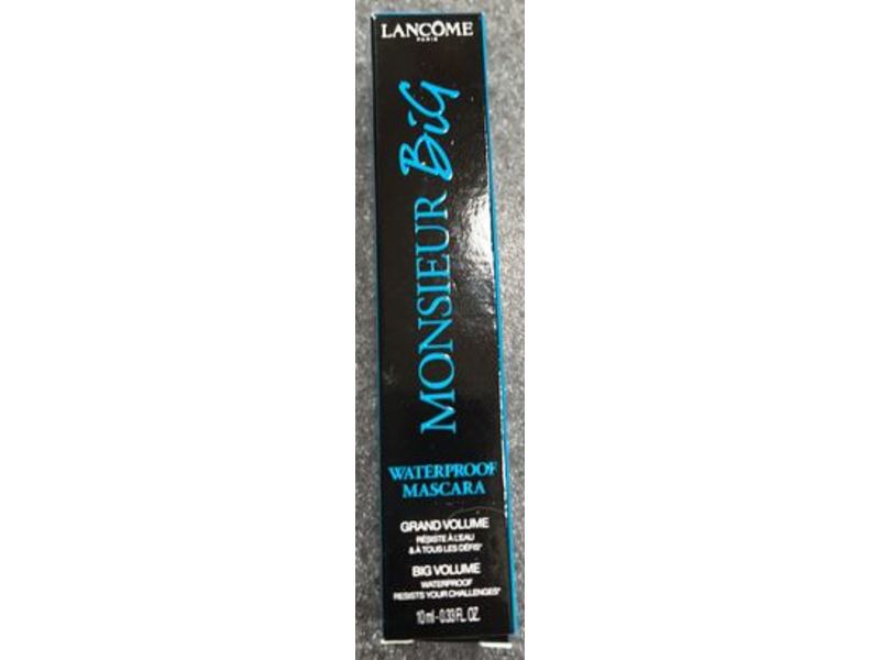 Lancome Paris Monsieur Big Waterproof Mascara, Black, 0.33 fl oz/10 mL
