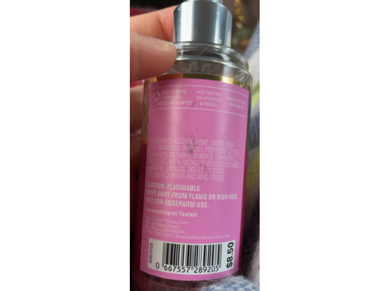Bath & Body Works Fragrance Mist, Strawberry Pound Cake, 2.5 fl oz/75 mL