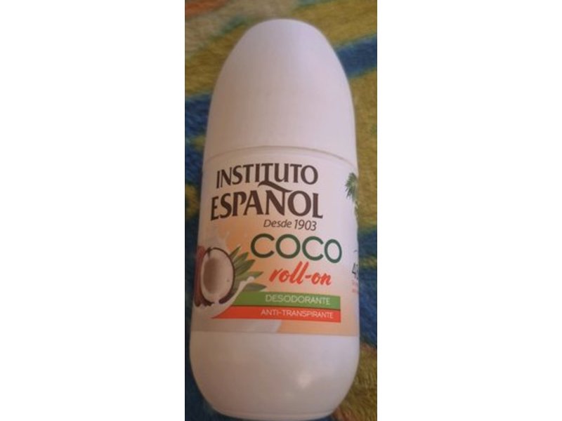 Instituto Espanol Anti-Transpirante Roll-On, Coco, 2.5 fl oz/75 mL
