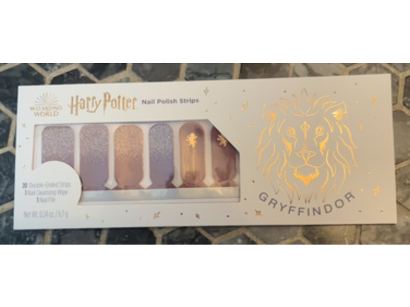 Ulta Beauty Harry Potter Nail Polish Strips, Gryffindor, 0.24 oz/6.7 g, 20 Count