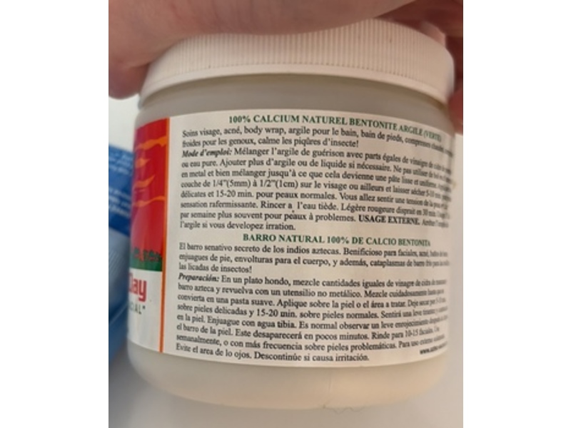 Aztec Secret Indian Healing Clay Facial Deep Pore Cleansing, 16 oz/454 g