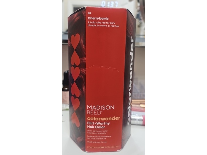 Madison Reed Colorwonder Demi-Permanent Hair Color, CherryBomb, One Application