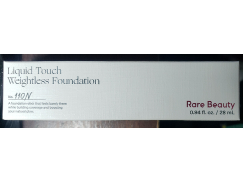 Rare Beauty Liquid Touch Weightless Foundation, 110 N, 0.94 fl oz/28 mL