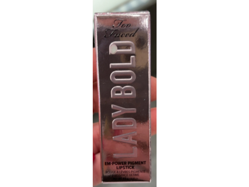 Too Faced Lady Bold Cream Lipstick, I'M Thriving, 0.14 oz