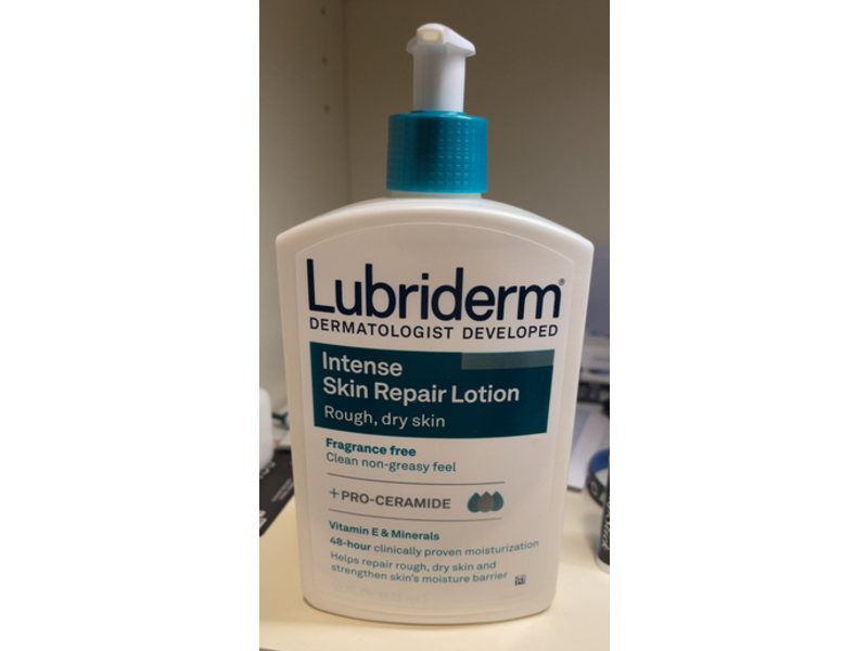 Lubriderm Intense Skin Repair Lotion, Vitamin E & Minerals, 16 fl oz/473 mL, Pack Of 3