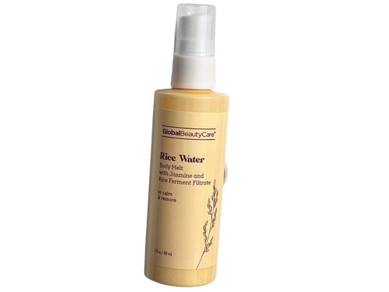 Global Beauty Care Rice Water Body Melt with Jasmine & Rice Ferment Filtrate, 3 fl oz/88 mL