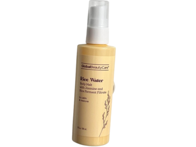 Global Beauty Care Rice Water Body Melt with Jasmine & Rice Ferment Filtrate, 3 fl oz/88 mL