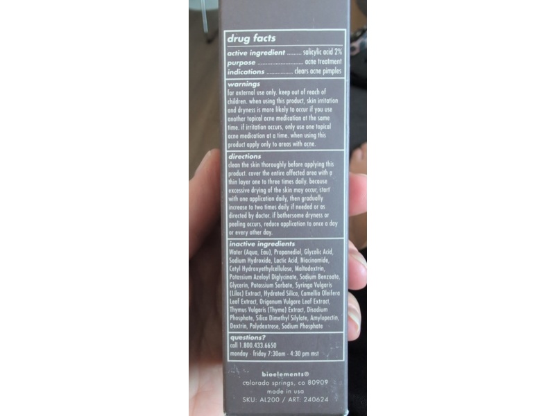 Bioelements Daily Meds Acne Clearing Serum, Acne Activist, 1 fl oz/30 mL