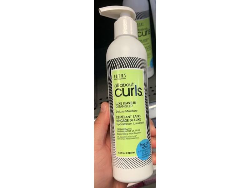 Zotos Professional All About Curls Luxe Leave-In Detangler, 7.5 fl oz/222 mL