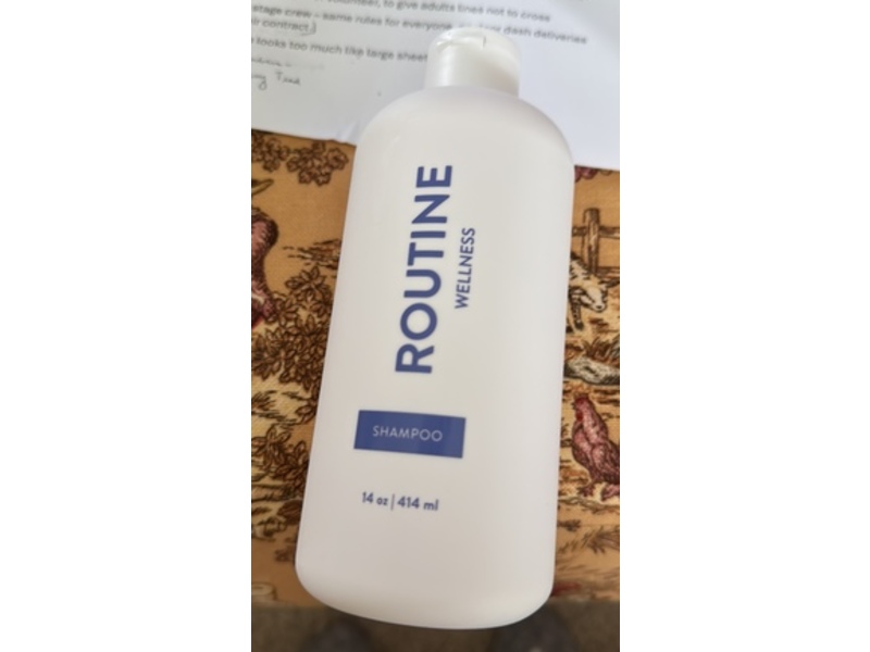 Routine Wellness Shampoo, Unscented, 14 fl oz/414 mL
