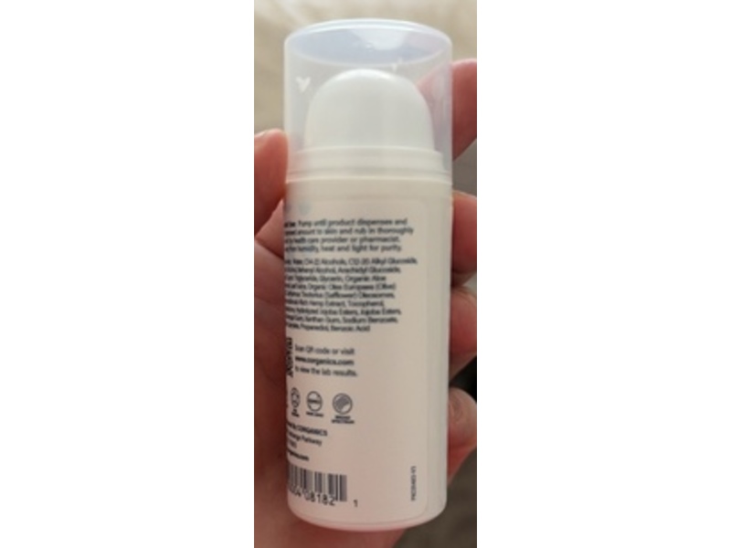 Corganics Clinical CBD Cream, 250 mg, 1 fl oz/30 mL