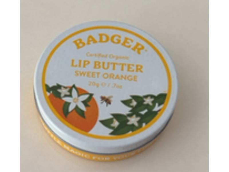 Badger Lip Butter, Sweet Orange, 0.7 oz/20 g