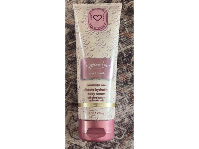 Bath & Body Works Ultimate Hydration Body Cream, Inspiration Love, 8 oz/226 g