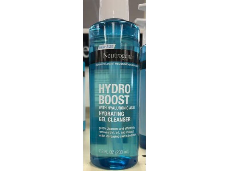 Neutrogena Hydro Boost Gel Cleanser, Hyaluronic Acid, 7.8 fl oz/230 mL