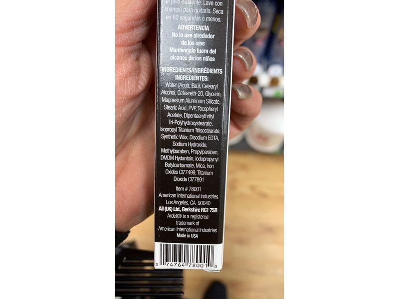 Ardell Touch of Color Hair Dye, Black, 0.2 fl oz