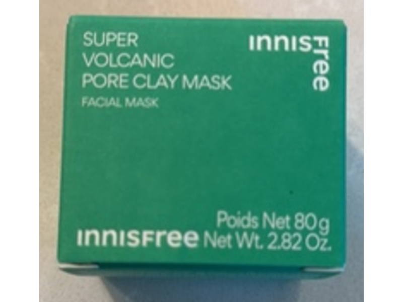 Innisfree Super Volcanic Pore Clay Mask, 2.82 oz/80 g.