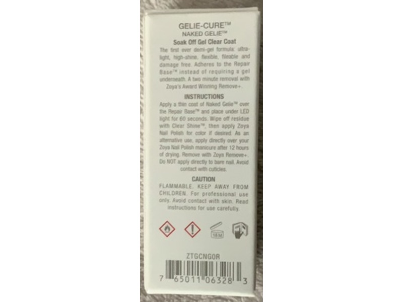 Zoya Naked Manicure Gelie-Cure, 0.25 fl oz/7.5 mL