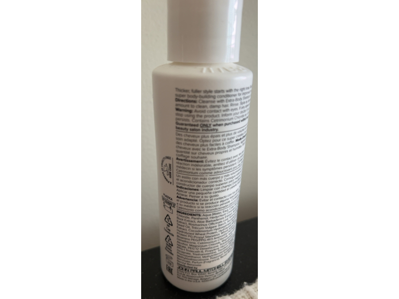 Paul Mitchell Extra-Body Conditioner, Detangles + Volumizes, 3.4 fl oz/100 mL