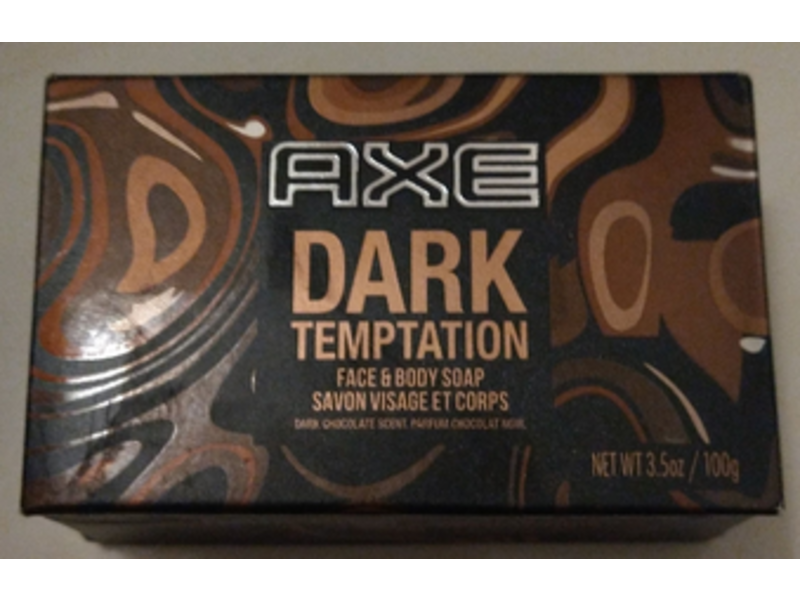 Axe Face & Body Soap, Dark Temptation, 3.5 oz/100 g, Pack Of 4